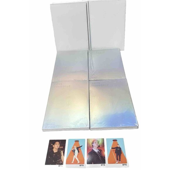 BTS - Love yourself 結 ‘Answer’ 4th Album 4 Version SET Posters ,Cards Rare Set - Picture 2 of 9